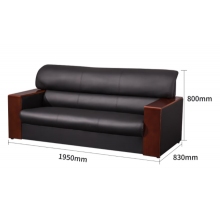 辦公沙發(fā)辦公室用會客沙發(fā)三人位